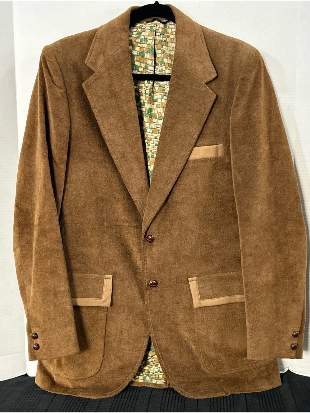 Towncraft Brown Corduroy Sport Coat Blazer